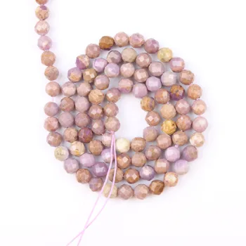 

Purple Lihui Beads Natural Stone Beads 2/3/4mm Pine Beads Space Beads Jewelry Making Necklace DIY