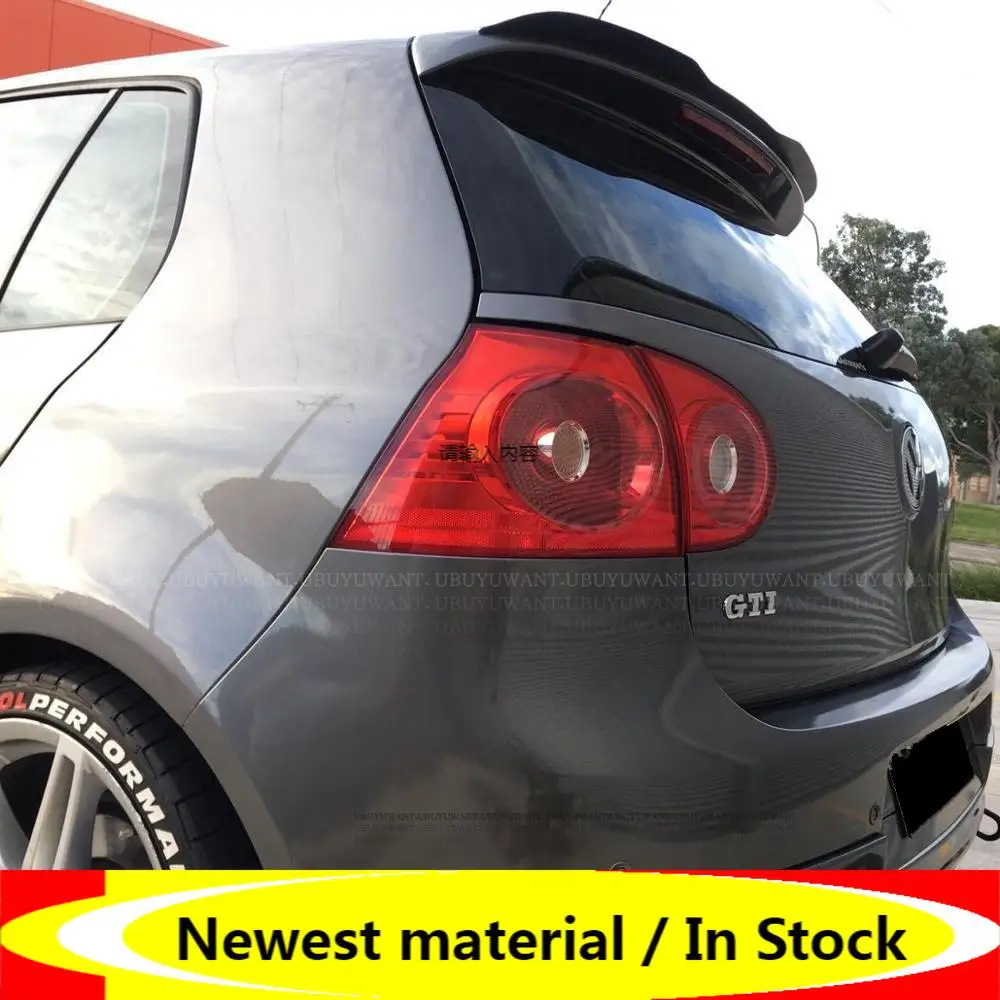 Спойлер для хэтчбека VW MK5 GTI высококачественный универсальный Блестящий спойлер