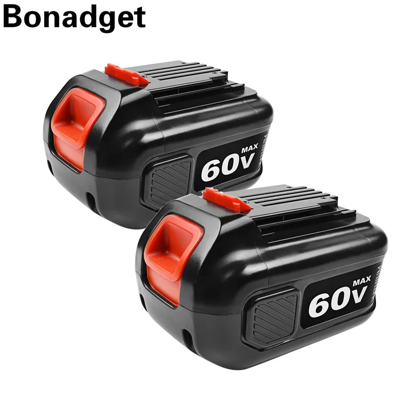 Bonadget 6.0Ah 60V для Black& Decker Замена LBX2560 литий-ионная аккумуляторная батарея электрические инструменты аксессуары для батарей