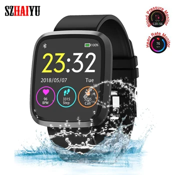 

Fitness Tracker Bluetooth Smart Bracelet Wristband Waterproof Men Women Sports Smart Watch Color Screen Android iOS