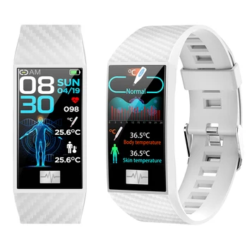 

Temperature Monitoring Dt58 Pro Sports Smart Watch IP68 Waterproof USB Charging Heart Rate HRV Blood Pressure Men and Women