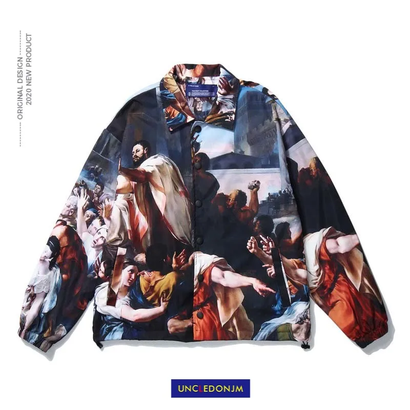 coach print jacket