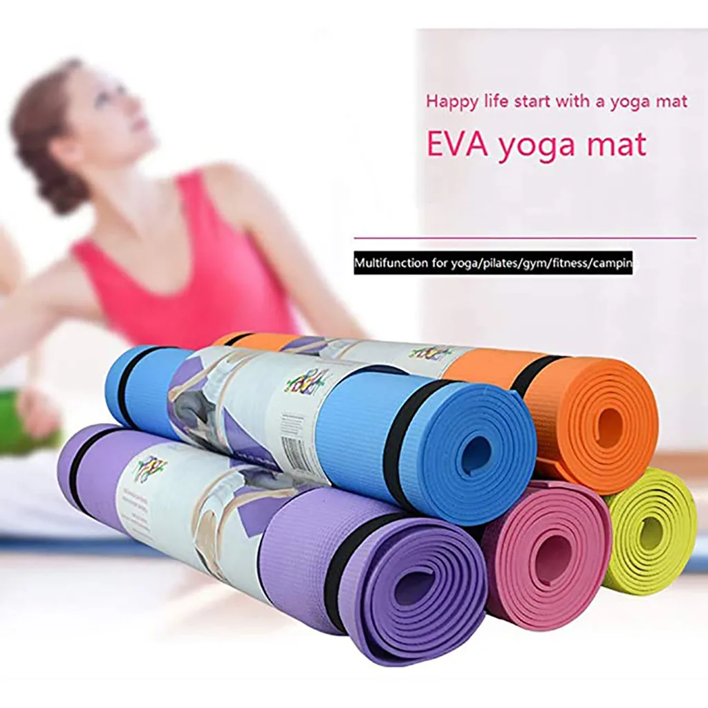 New Balance Mat Yoga 4MM EVA Thick Durable Non-slip Exercise Fitness Pad Lose Weight | Спорт и развлечения