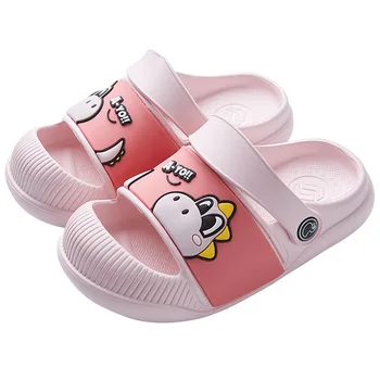 

New EVA Summer Slippers Kids Shoes for Girls Light Anti-slip Children Boys Slippers Soft Sole Cartoon Summer Girls Shoes