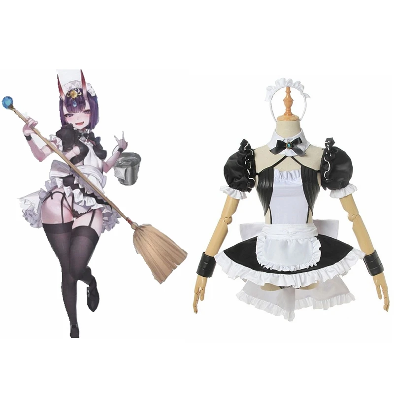 Unisex Anime Cos Fate Grand Order Assassin Shuten Douji Cosplay Costumes The Maid Outfit Dress Uniform Cosplay Costumes Aliexpress