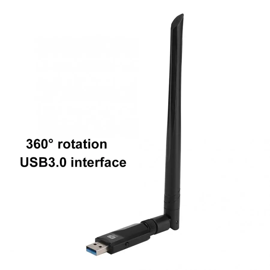 Беспроводной USB адаптер 1200M Двухдиапазонная беспроводная сетевая карта 2,4G/5,8G USB 3,0 Gigabit Wifi приемник для Windows XP/7/8