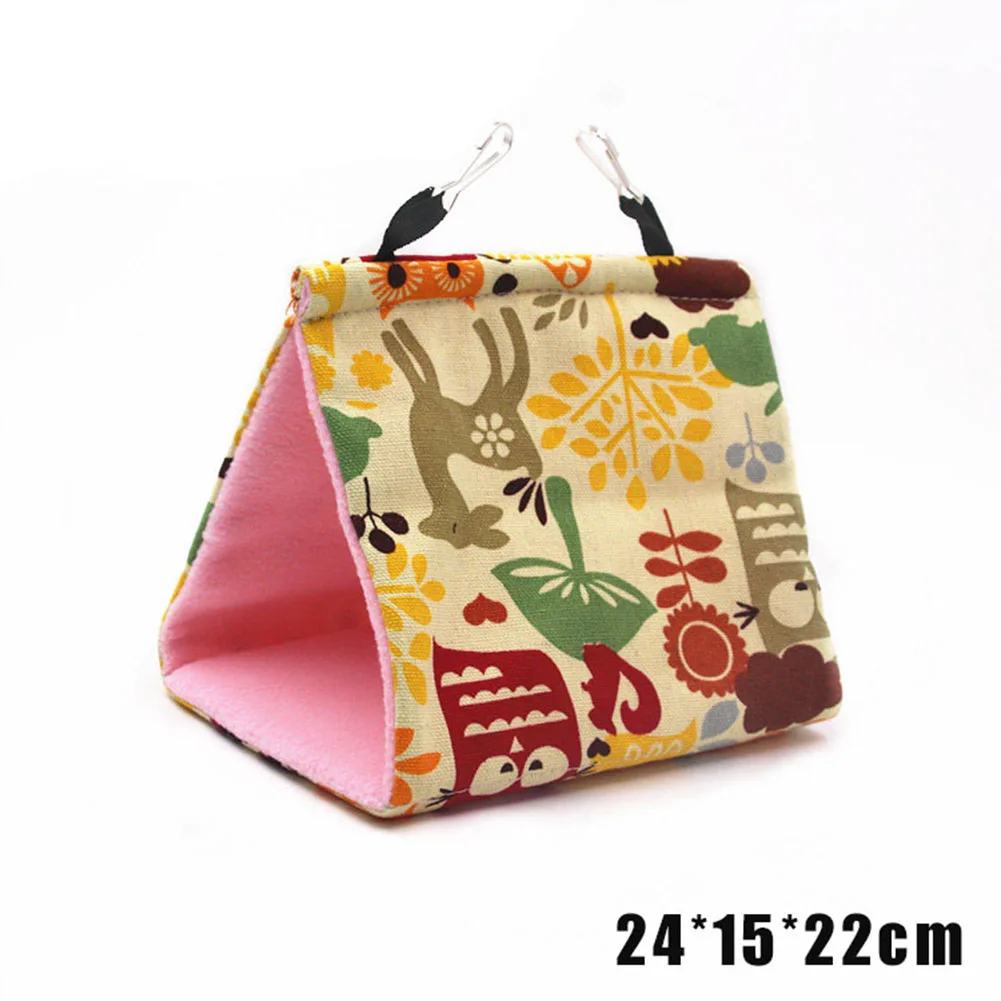 24cmx15cmx22cm Попугай декоративное гнездо-гамак подвесная клетка теплое Птичье гнездо, уютная хижина попугай обитания палатка-пещера SLC88 - Цвет: 24cmx15cmx22cm