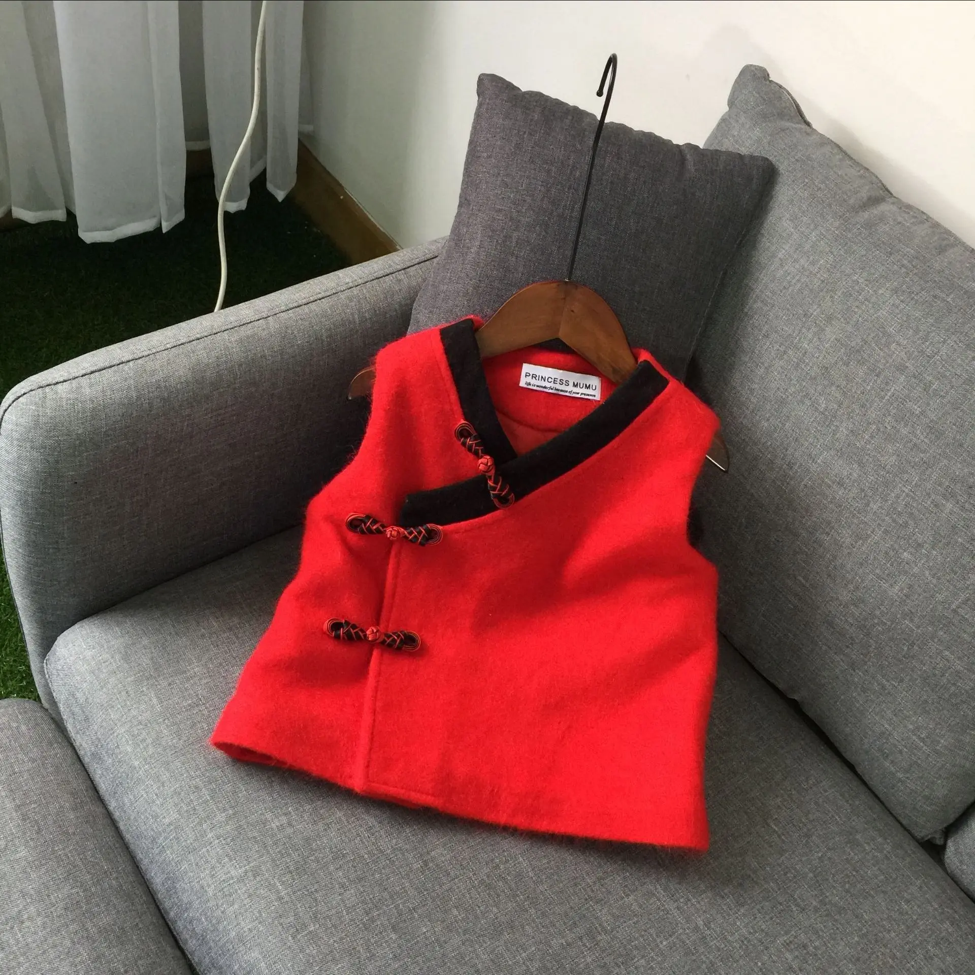 Красные новогодние одинаковые комплекты для семьи китайский костюм Hanfu платья «Мама и я» Одежда для папы, мамы, детей, папы, мамы, Bebes, свитер