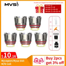 Для Eleaf iJust 3 катушка Оригинал Myvapors Myuz SS5-M 0.15ohm/0.2ohm SS5-N катушка VS Eleaf HW-M/HW-N катушка электронная сигарета