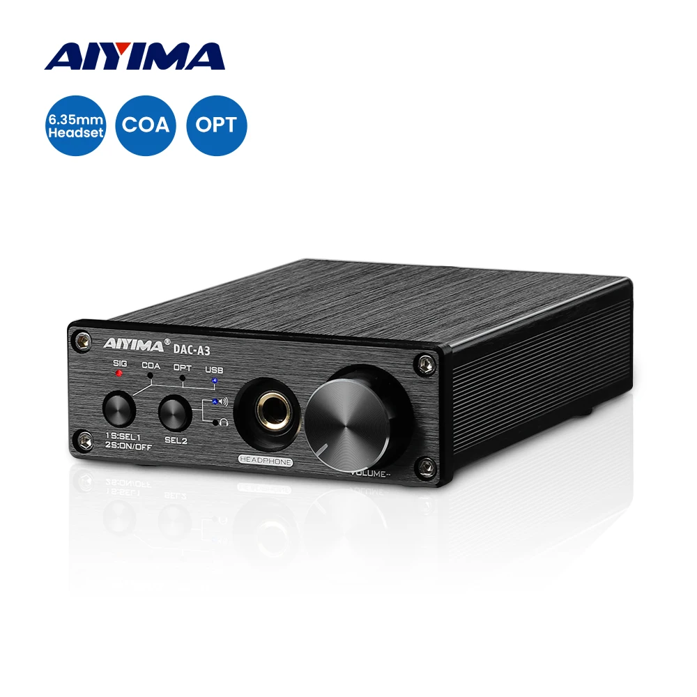 Tanio AIYIMA Audio DAC A3 Mini dekoder USB