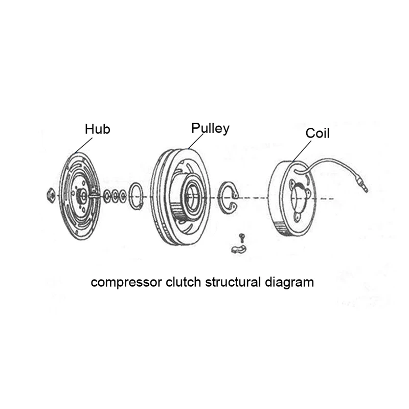 

For air compressor china Car SD7V16 AC Compressor Clutch Coil UAZ Patriot 3163-8131010-30 10378007261