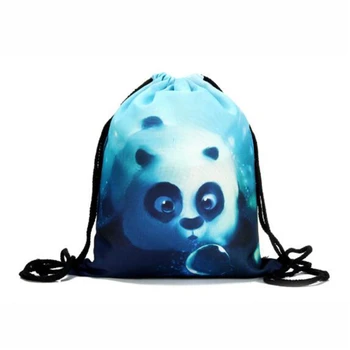 

Graffiti Drawstring Bag for Girls Travel Storage Package Cartoon School Backpacks 3D Printing Children Notebook Bag Mochila Saco