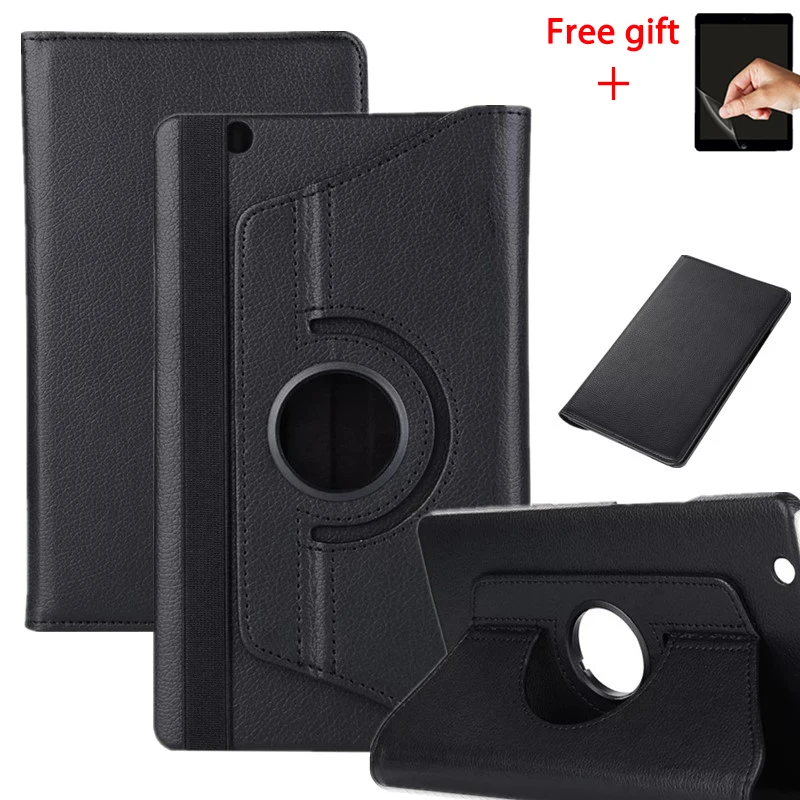 360 вращающийся стенд из искусственной кожи чехол для huawei MediaPad M3 8,4 BTV-W09 BTV-DL09 защитные рукава чехол для планшета+ пленка