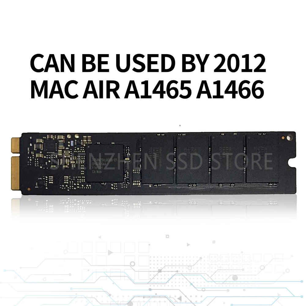 Original 64G 128G 256G SSD For 2012 Macbook Air A1465 A1466 SOLID STATE DISK Md231 md232 md223 md224 hard disk ssd drive 500gb internal