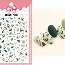 Фрукты Тип лак для ногтей задний клей деколь декорации дизайн ногтей стикер для ногтей типсы красота