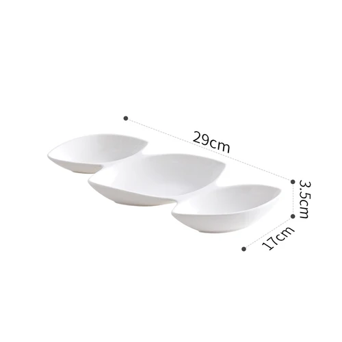 C Bone China Тарелка Белая Керамическая С Dim Sum тарелка домашняя Deocr рождественские тарелки тарелка для фруктов десертный поднос посуда - Цвет: C