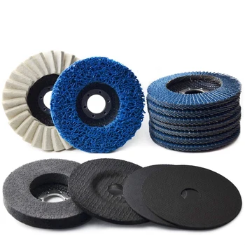 

14PCS 4.5 Inch X 7/8 Inch Cut-Off Wheels & Flap Discs & Grinding Polishing Wheel Set, Cutting and Grinding Disc