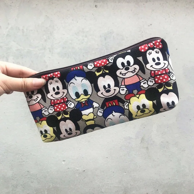 Disney Микки Маус пенал с мультяшным рисунком Человек-паук Железный человек мальчик