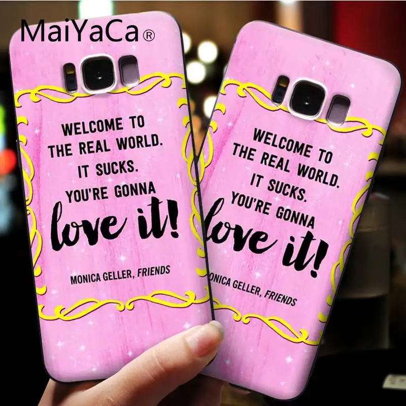 A11 MaiYaCa друзья телевизор Мягкий Силиконовый ТПУ чехол для телефона samsung GALAXY S9 plus S3 S6 7 8 9 S10 E S9 Чехлы для мобильных телефонов - Цвет: A11