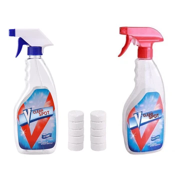 

Multifunctional Effervescent Spray Cleaner Set V Clean Spot Home Cleaning Concentrate Home Cleaning Tool Car Washer Tablet