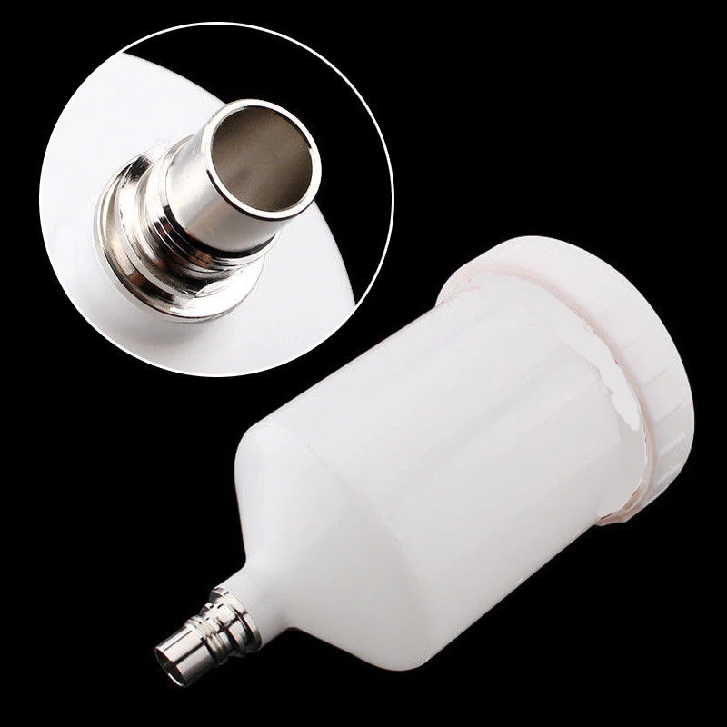 

600ML Capacity Car Spray Gun Plastic Cup Pot Thread Connector Jet Paint Sprayer
