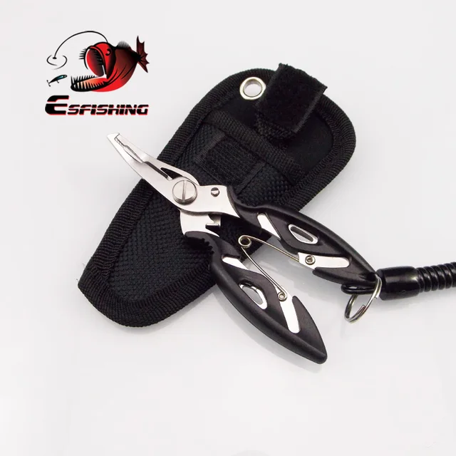 US $3.62 KESFISHING Fishing Multifunctional Plier Camping Secure Pliers Clip Lip Grips Fishing Tools