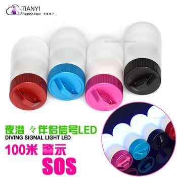 

Underwater pool accessories for safer diving multi-environment diving signal light portable lighting firefly led signal light