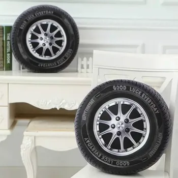 

Personality Round Tyre Cushion Creativity Durable Large Memory Rebound Seat Cushion Cojin Silla Redondo Home Decoration Ec50zd