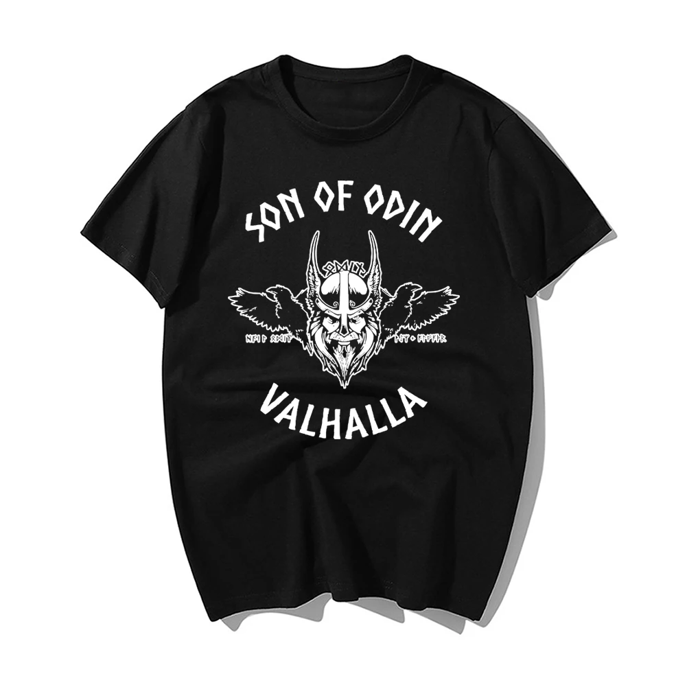 Забавная футболка Sons Of Odin с принтом валгаллы викингов Мужская модная