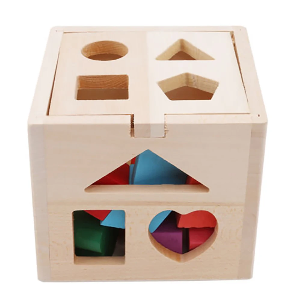 Горячая Распродажа, специальная защитная краска для игрушек, развивающая когнитивную способность ребенка, Высококачественная деревянная коробка с 13 отверстиями