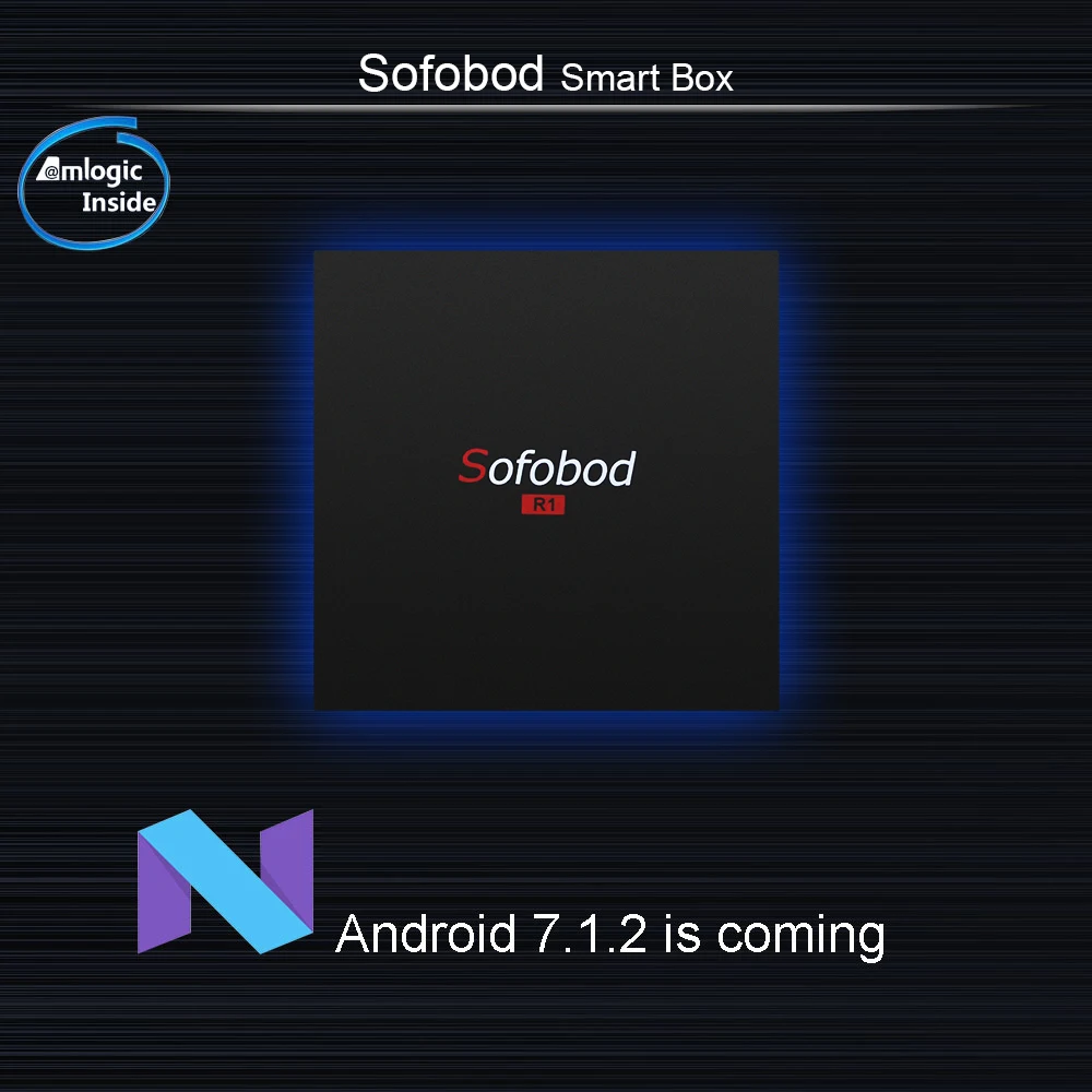 Procaja Sofobod Android 7,1 Smart tv Box Android tv BOX 1 ГБ 8 ГБ rom Amlogic S905W четырехъядерный телеприставка