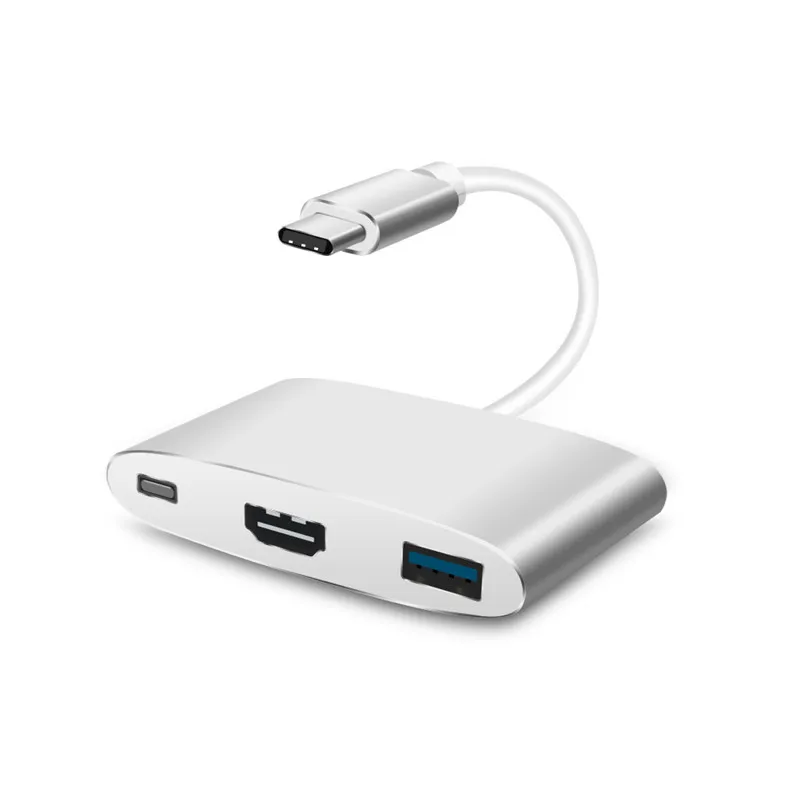 4K USB C адаптер типа к HDMI HDTV видео кабель конвертер 3 0 для MacBook Huawei P20 Pro Samsung S8 S9 S10 + S10e