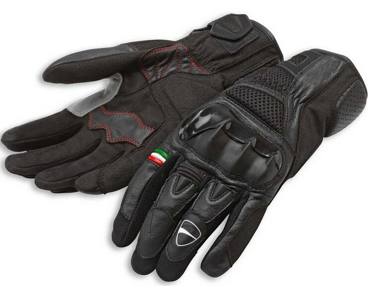 Sport 2 C2 Genuine Leather Glove for Ducati Locomotive MTB Bike Off-road Motocross Motorcycle Gloves | Автомобили и мотоциклы