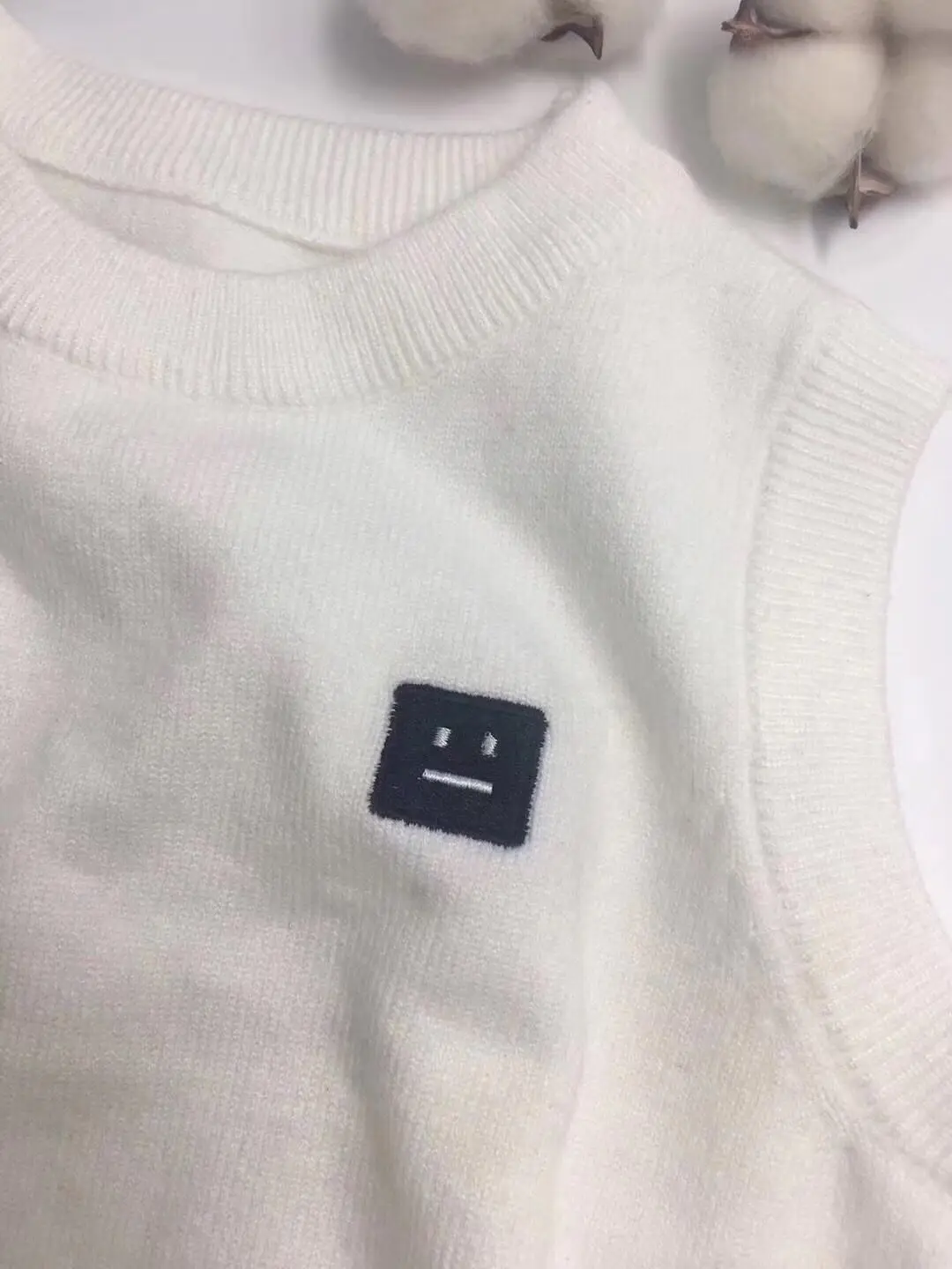 Детская одежда для мужчин и женщин, Детский жилет для лица, Трикотажный жилет, плотный свитер из ангорской пряжи, вязаный английский