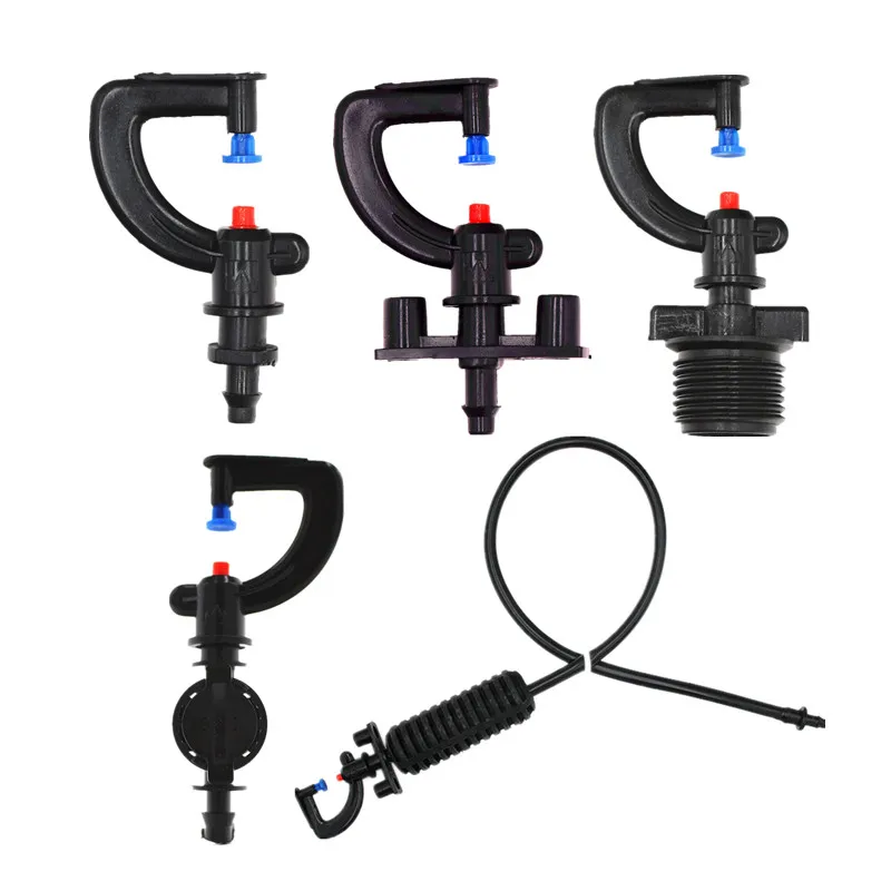 

100PCS G-Type Refraction Sprinkler 7.5mm Connect Drip Irrigation Fittings MicroSprayer Accessories For Garden Watering