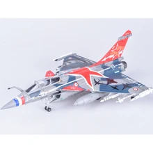 Avion de chasse Rafale en alliage moulé, modèle d'avion fini, Collection haut de gamme, scène, décoration, cadeau, 1/72