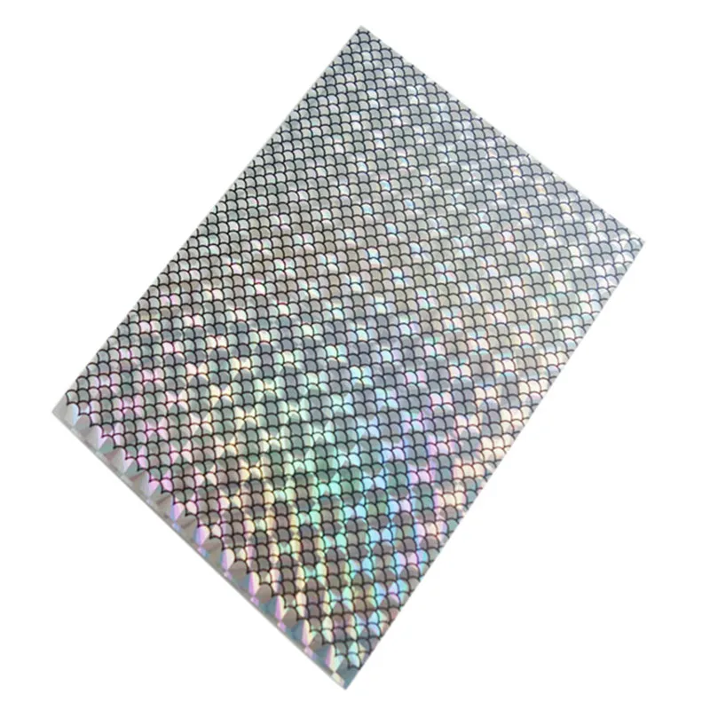 

Laser Bronzing Paper Washable No Version Sewing Fishing Skin Paper Holographic Glue Film Bait Making Tackle Fish