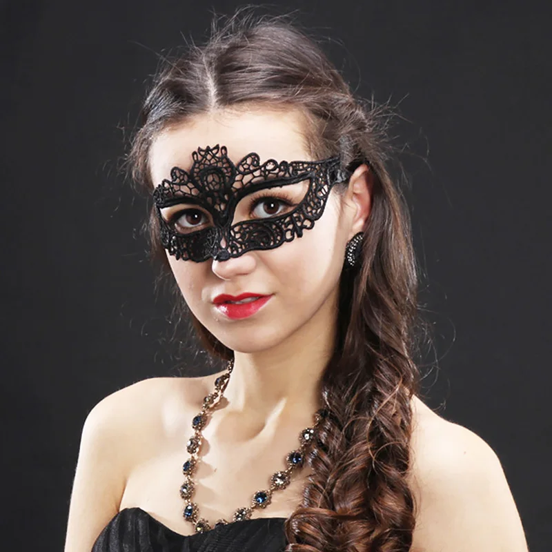 Lace Beaded Blindfold, Costumes & Accessories