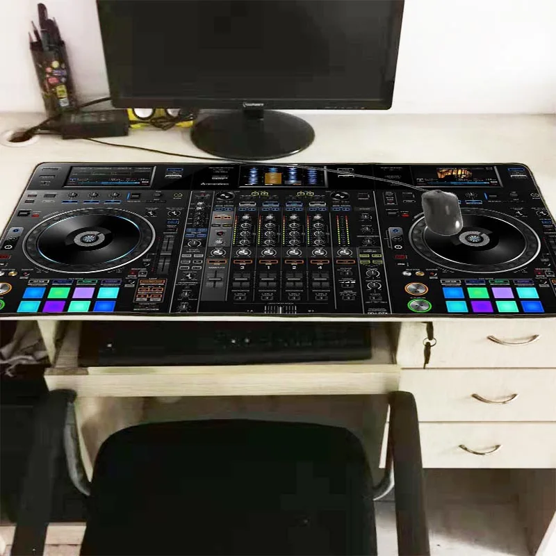 Mairuige 400X900 см радио DJ верстак большого размера игровой коврик для мыши для ПК Z клавиатура настольный коврик для мышки Macbook Pro Коврик для мыши Натуральный каучук