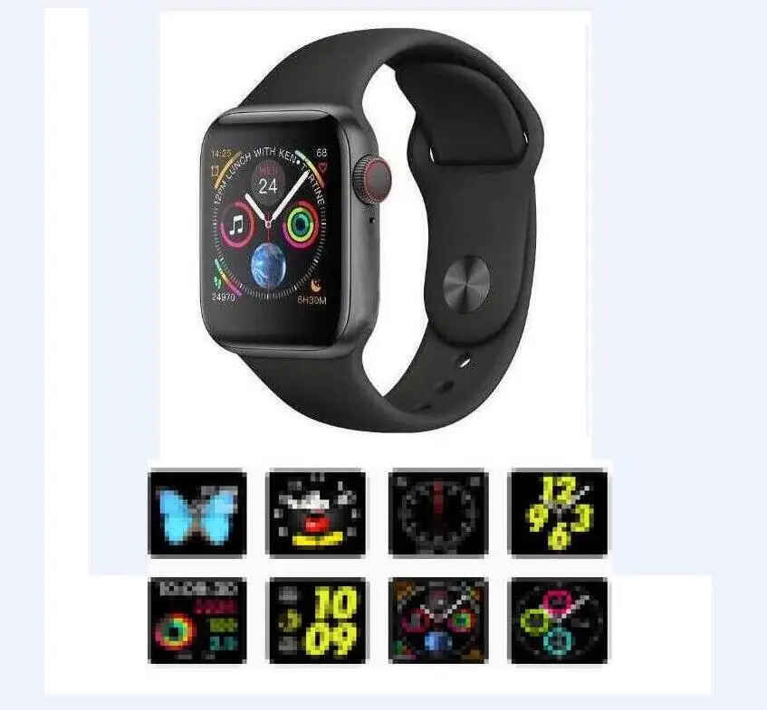

IWO 8 Smartwatch 44mm 1:1 case Watch Series 4 for iphone Xiaomi Huawei Samsung Support Facebook Whatsapp call message reminder