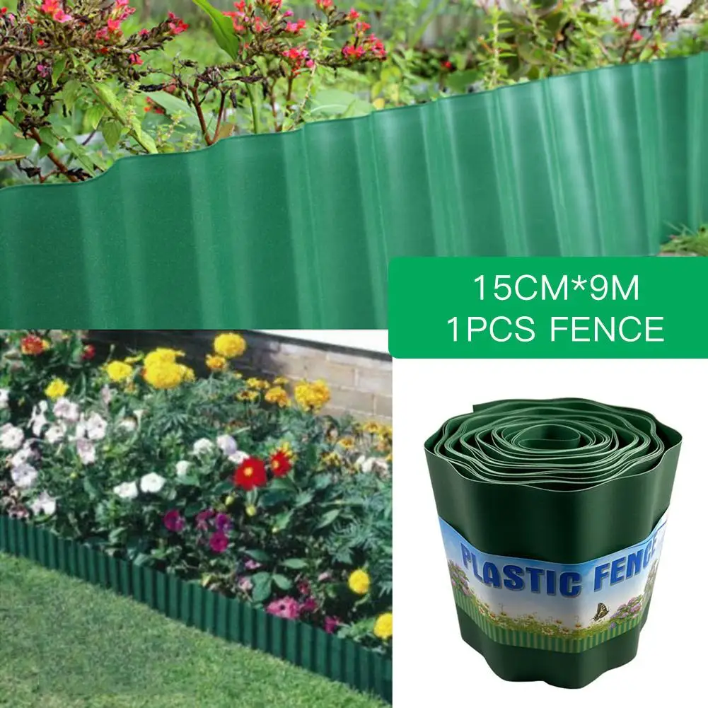 Garden Decorative Fence Ultra thin Design Plastic Landscape Edging Courtyard Flower Fencing