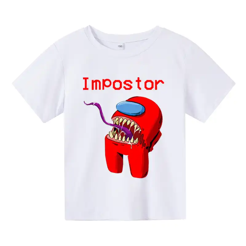 Impostor間忍者tシャツかわいいデザインユーモラスなファッション絵ネック純粋な綿の夏子供ボーイズガールズシャツ Tシャツ Aliexpress