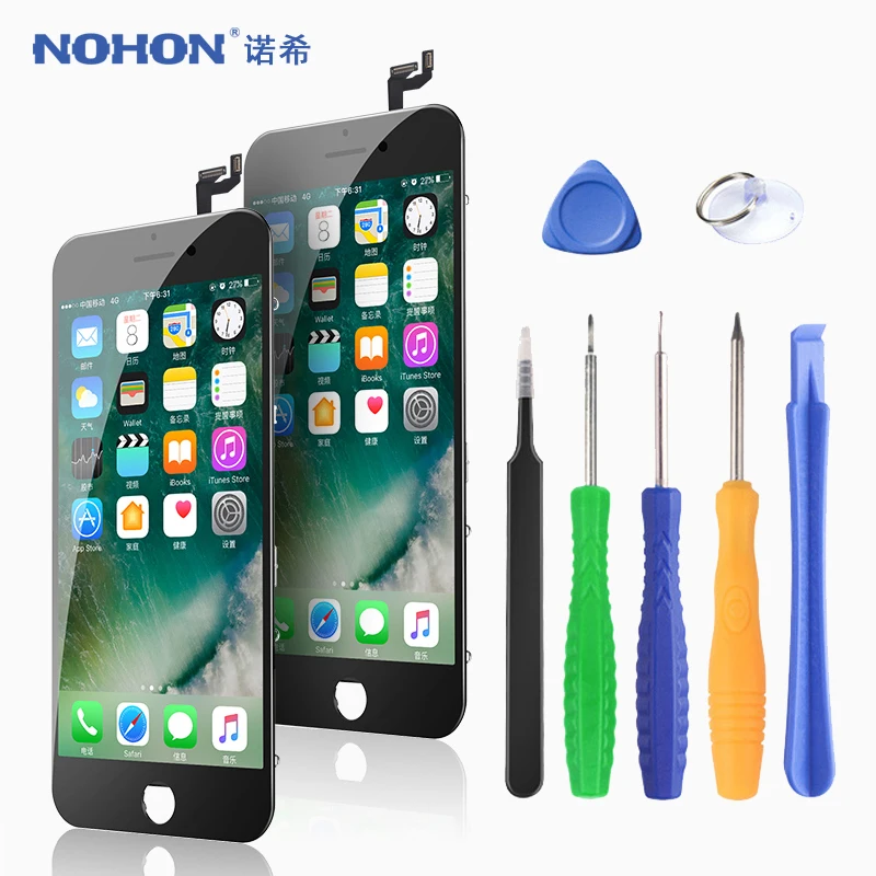 NOHON ЖК дисплей для iPhone 6 6S 7 8 plus X XS XR iPhone7 iPhone6S экран 3D сенсорный планшета Ассамблеи
