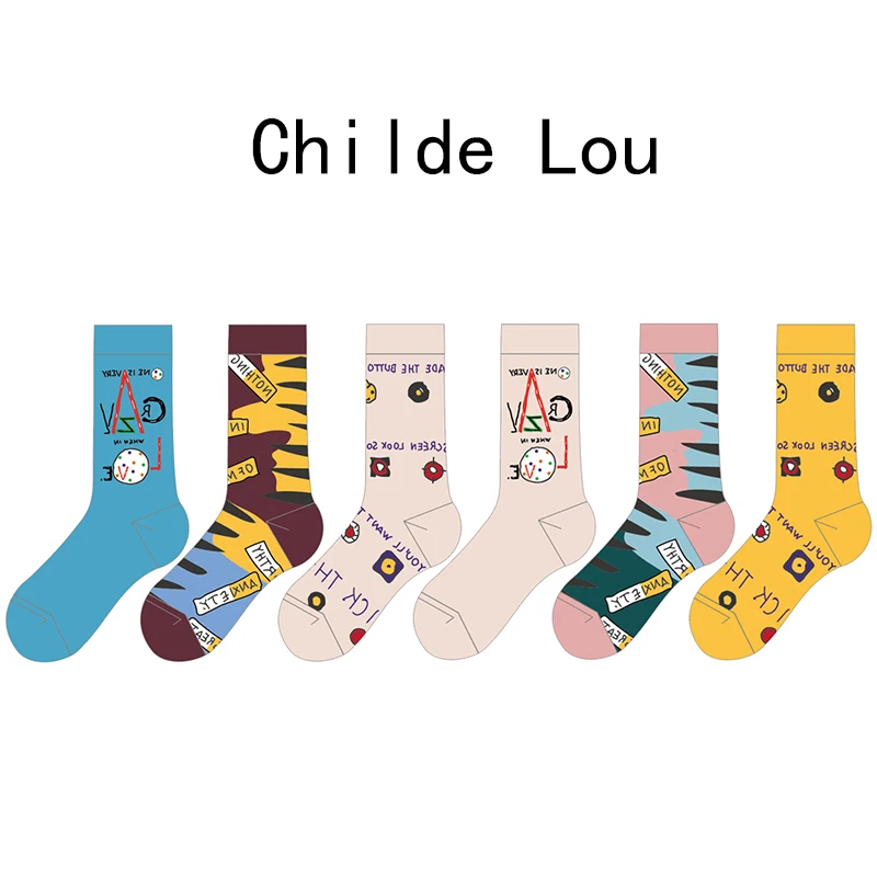 

LOUGONGZI Animal Socks Harajuku Funny Sox Creative Cotton Big Size Hosiery Winter Design Retro Hipster Sandal Vetements Cartoon