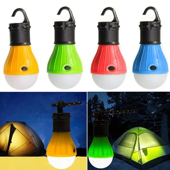 

3LED Tent Hanging Lamp 3 Modes Outdoor SOS Emergency Carabiner Bulb Light Emergency Light Lantern Hiking Energy Saving Lamp