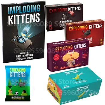 

Card Game Streaking Expansion Kittens Bundle Game for Explode Fun Board Game Imploding explosing for kittens