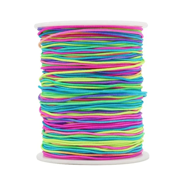 100M cavo di perline di cristallo elastico colorato forte per bracciali  filo elastico collana di corde gioielli che fanno corde 0.8mm - AliExpress