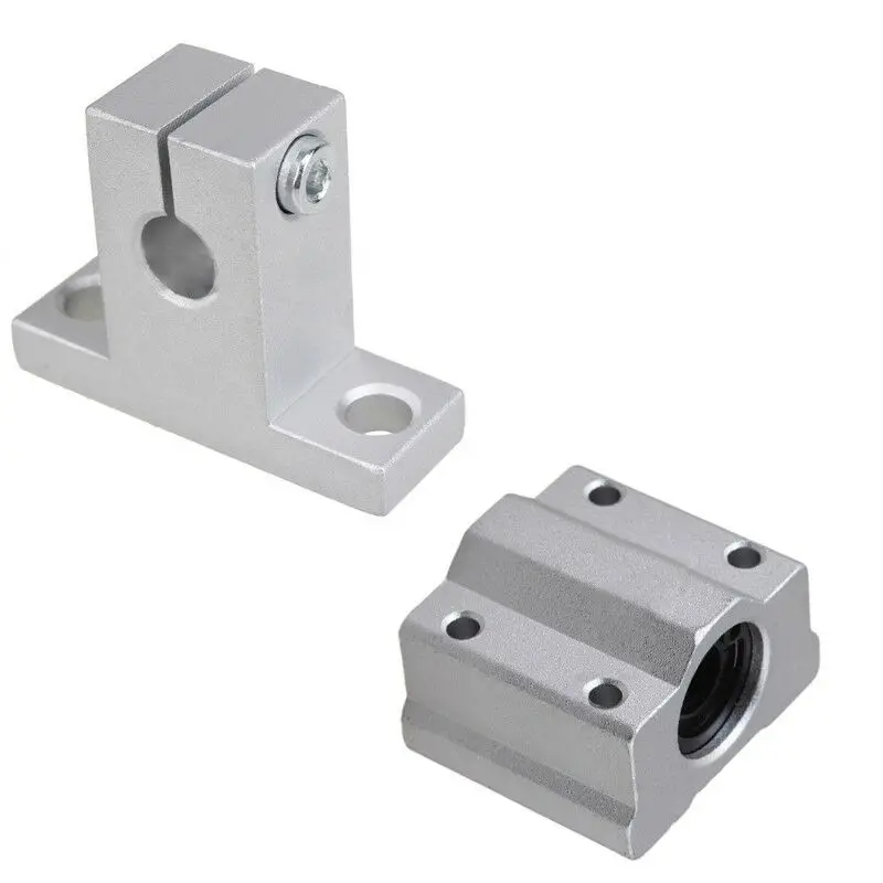

Horizontal Shaft Dual Rail Lead Screw Rod Linear Coupling Support Guide Lead Screw Horizontal 150/250/350mm T8 Guide Set