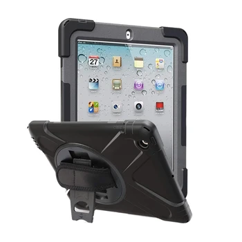 

Heavy Duty Shockproof Protective Case Armor Cover for iPad 2 3 4 with Kickstand/Hand Strap/Shoulder Strap