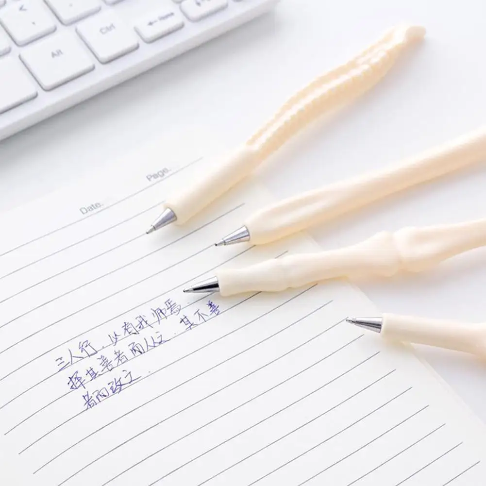 

1pc 0.7mm Simulation Bone Ballpoint Pen Novelty Gift For Students Modelling Ball Pen Distinctive Wholesale Writing Supplies